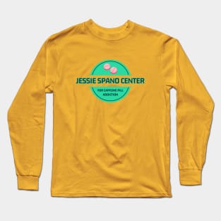 Jessie Spano Center for Caffeine Pill Addiction Long Sleeve T-Shirt